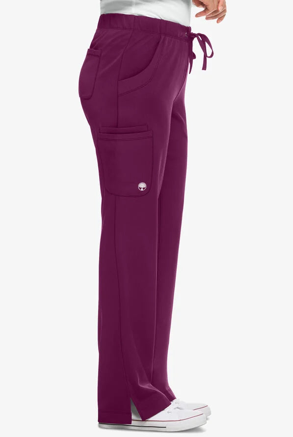 Women's Rebecca Straight Leg Scrub Pant - Wine