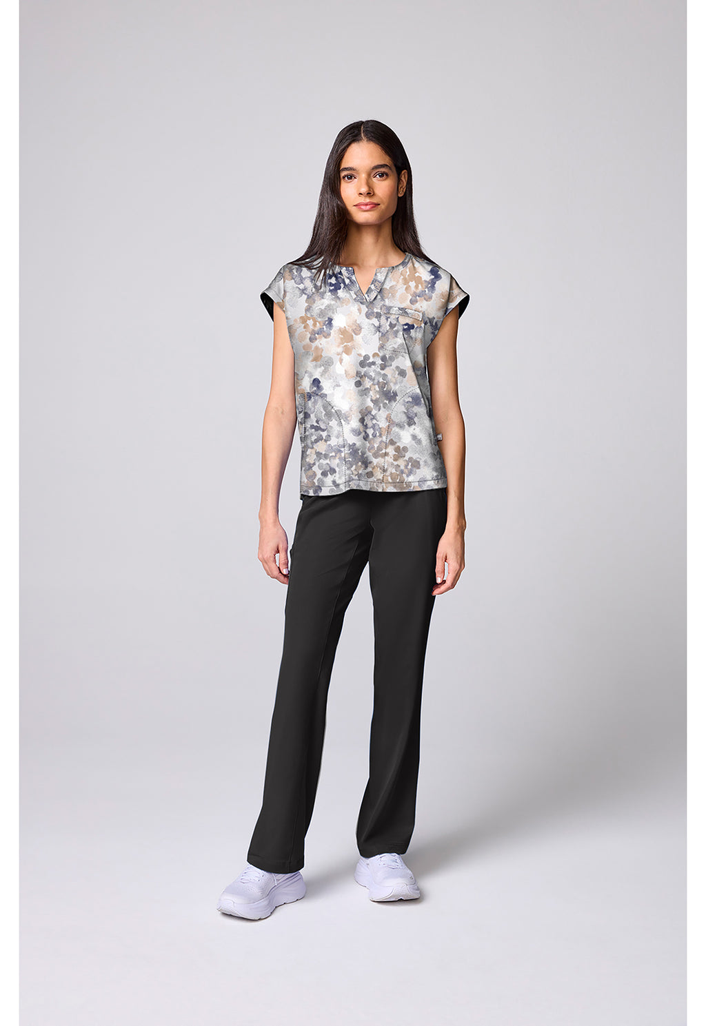 Millie Print Top - Drops Of Dew