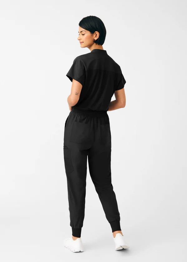 Forward 8-Pocket Cargo Jumpsuit - Black