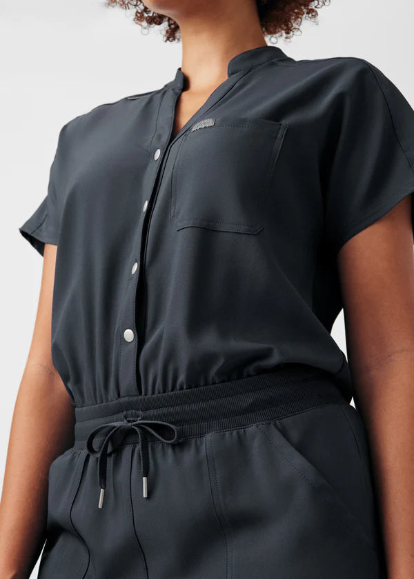 Forward 8-Pocket Cargo Jumpsuit - Pewter