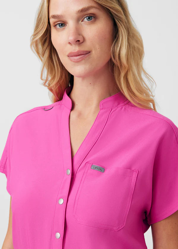 Forward 8-Pocket Cargo Jumpsuit - Rose