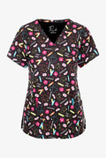 Women's Print Top - Nurse Vibes