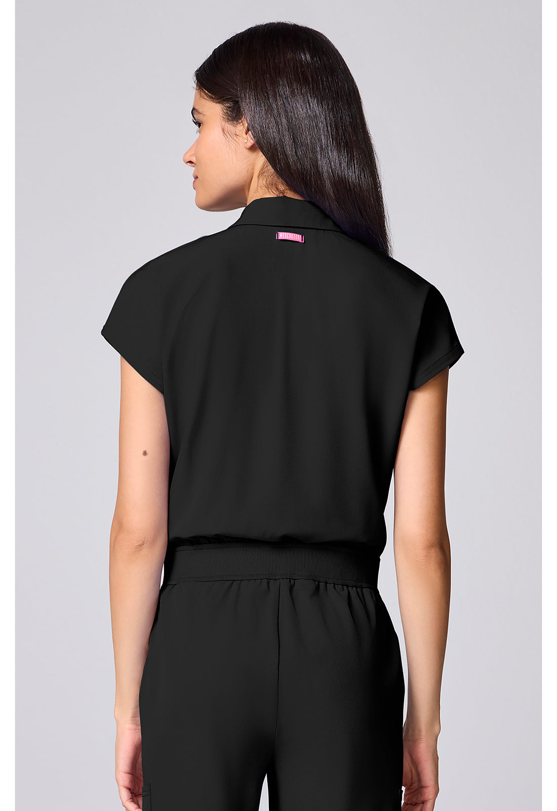 Women's Dolman Wide Leg Jumpsuit - Black