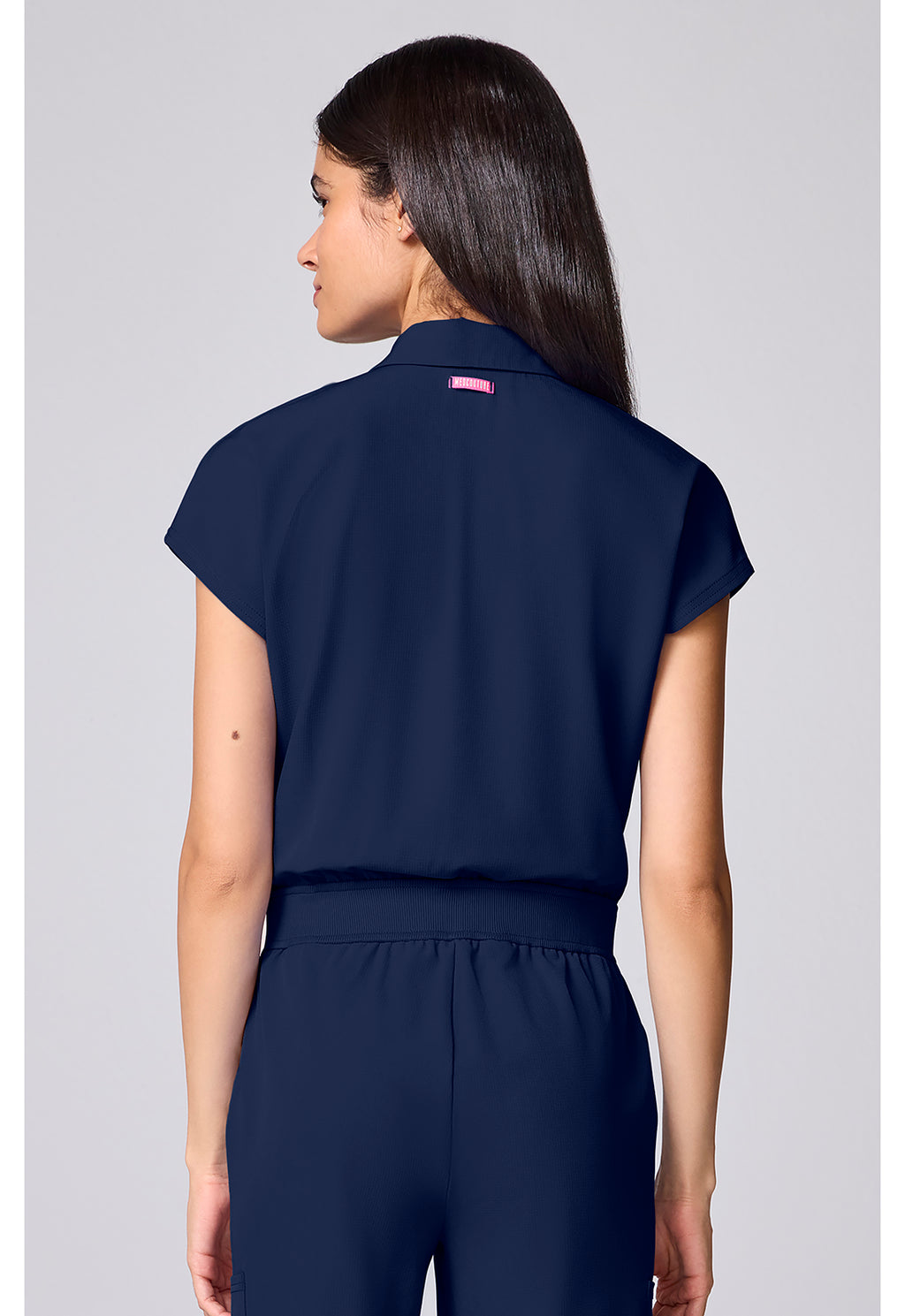 Women's Dolman Wide Leg Jumpsuit - Navy