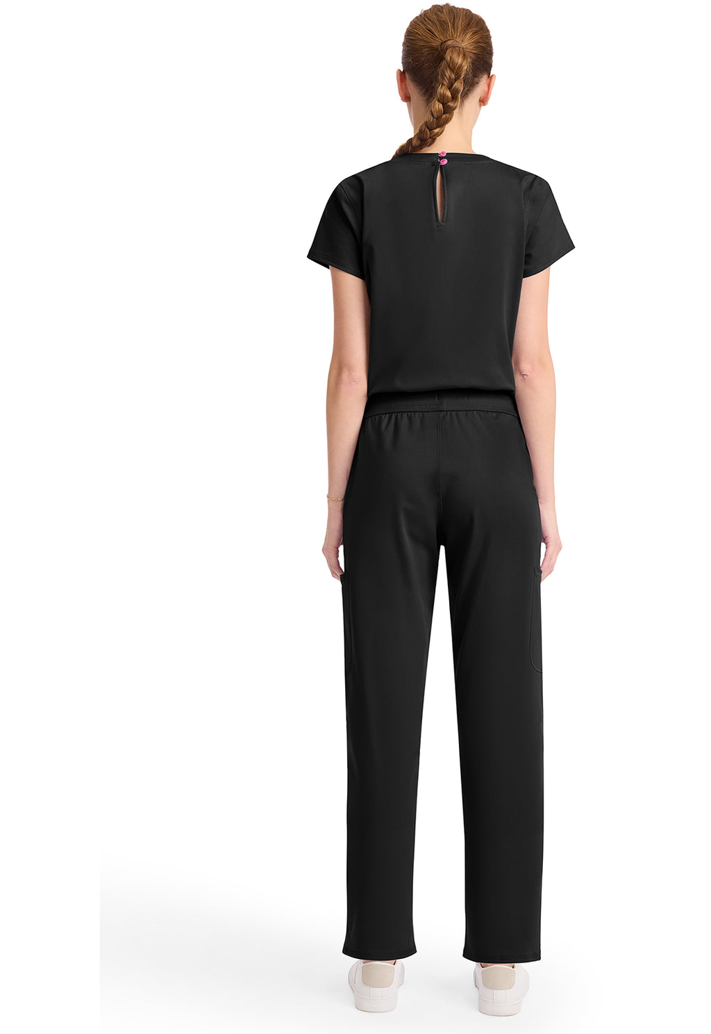 Amp Knit V-Neck Jumpsuit - Black