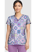 Women's Vicky Crochet All Day Print Top
