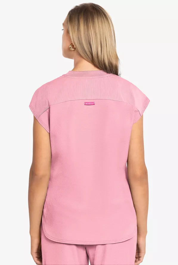 Women's 2-Pocket Tuck in Dolman Crew Neck Scrub Top