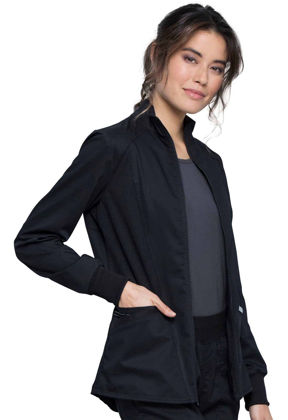 Women's Revolution Zip Front Jacket - Black