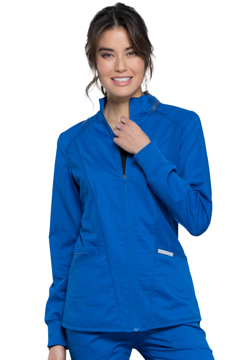 Women's Zip Front Jacket - Royal
