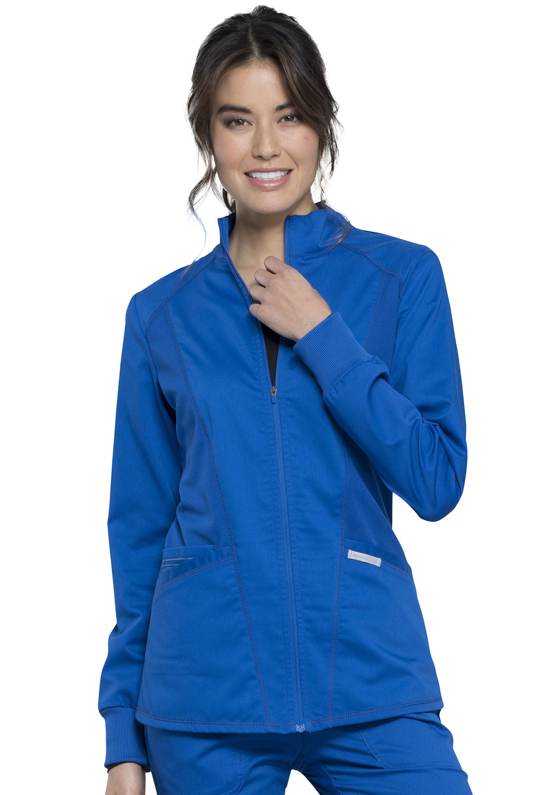 Women's Zip Front Jacket - Royal