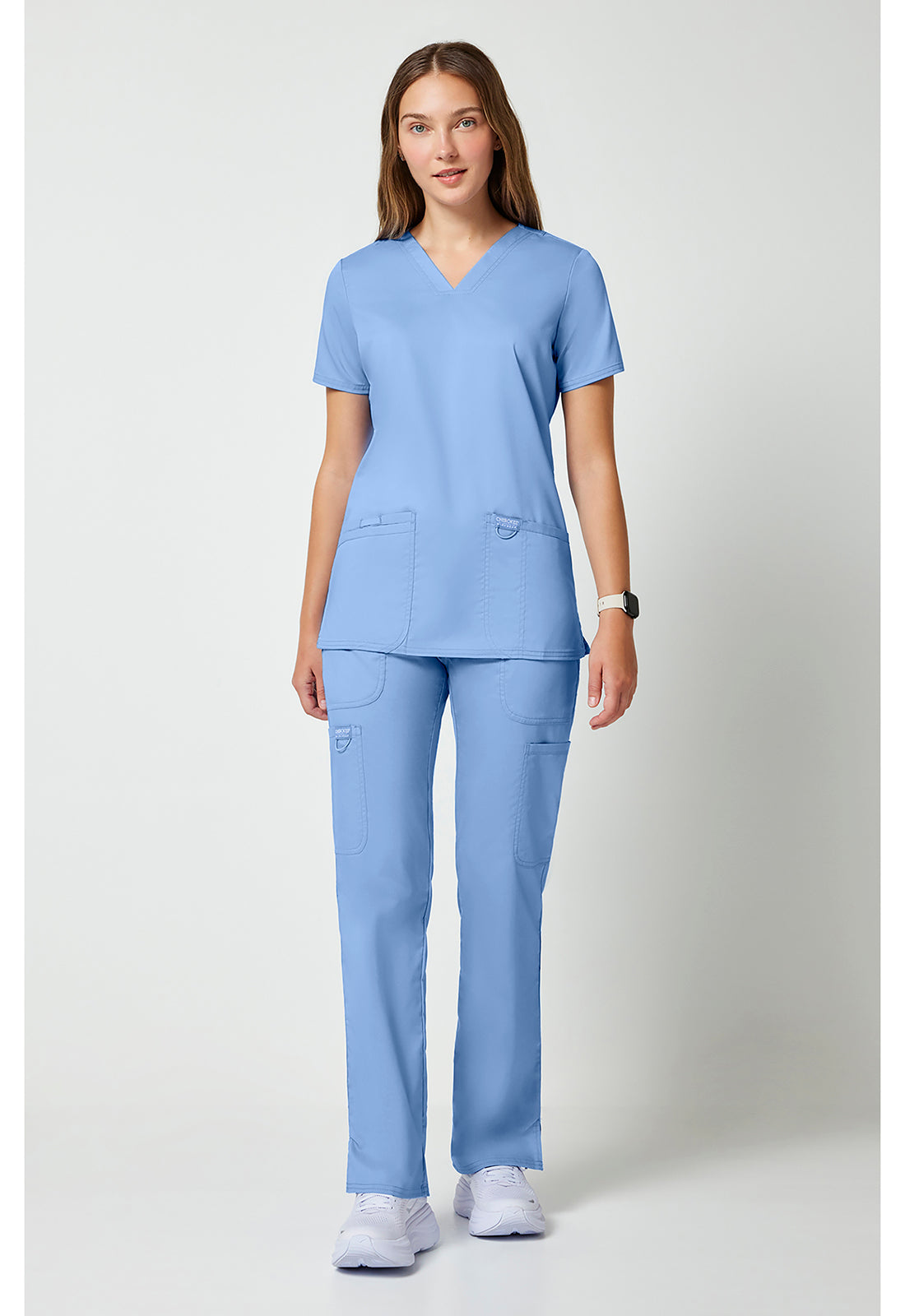 Women's 3-Pocket V-Neck Top - Ciel