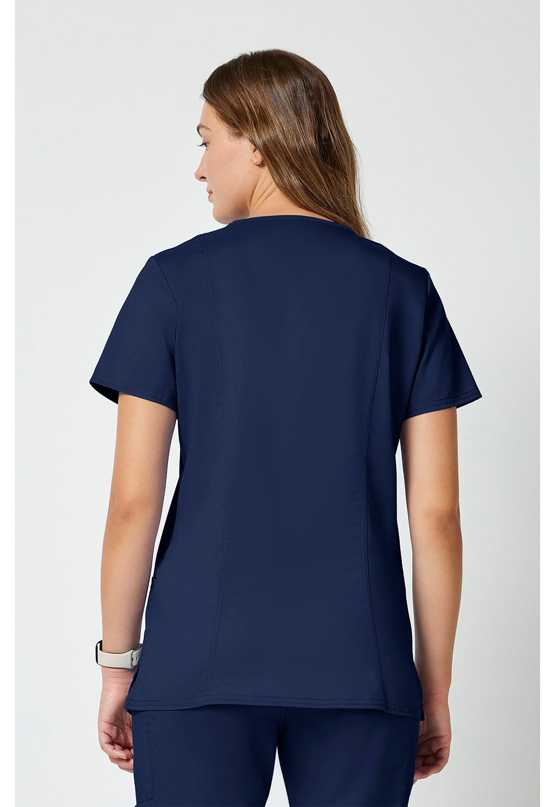 Women's 3-Pocket V-Neck Top - Navy