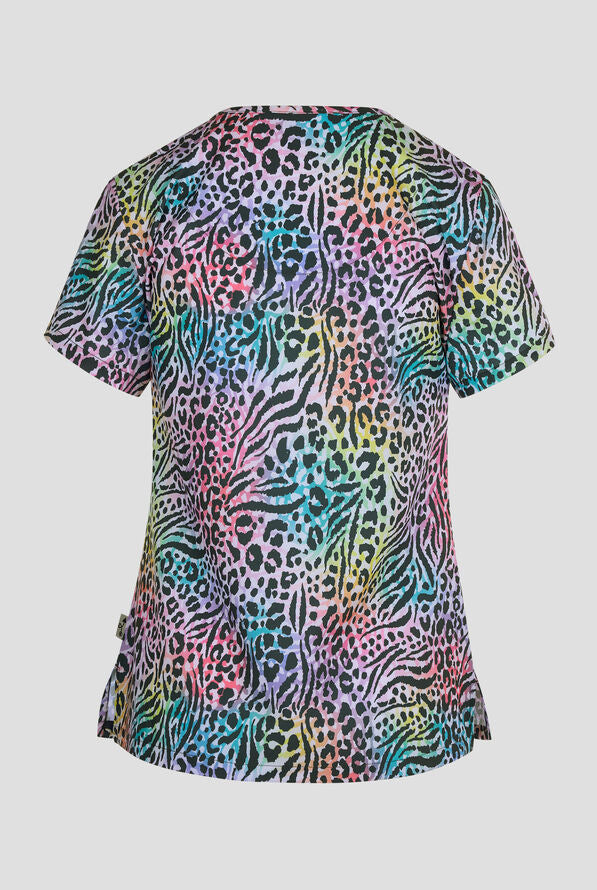 Women's Audrey Print Top - Wild Sorbets