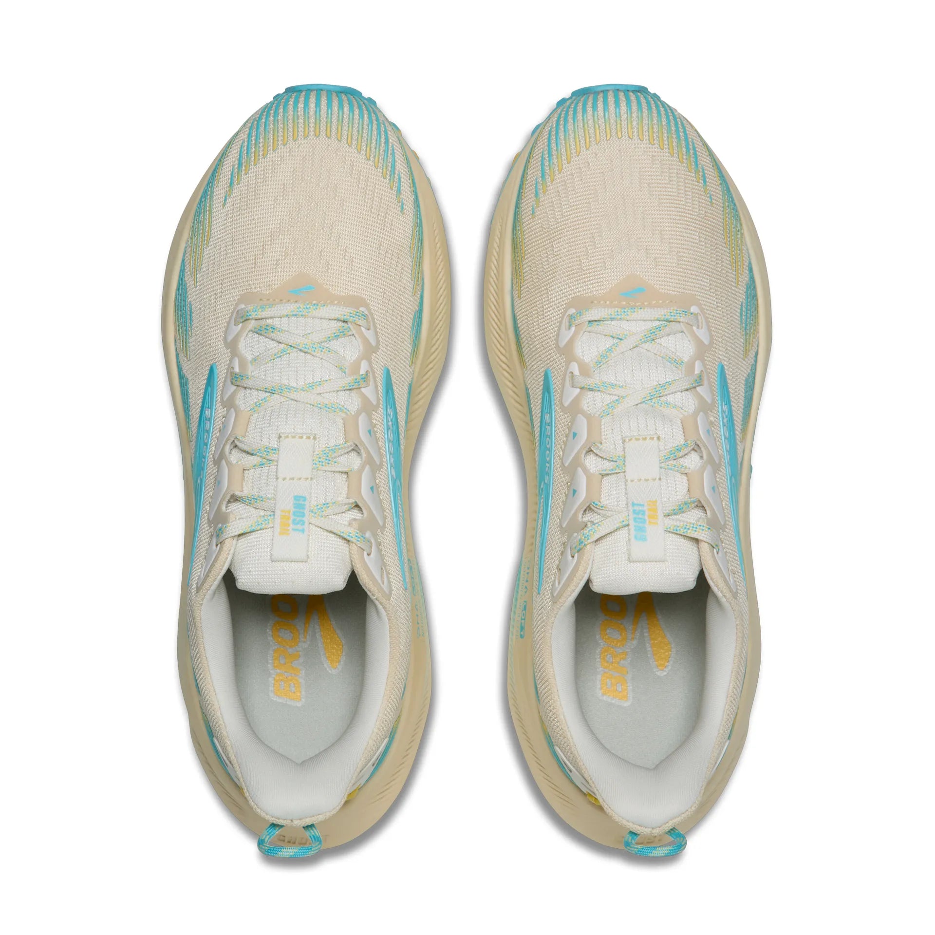 Women's Brooks Ghost Trail - Sand/Star White/Golden Hour