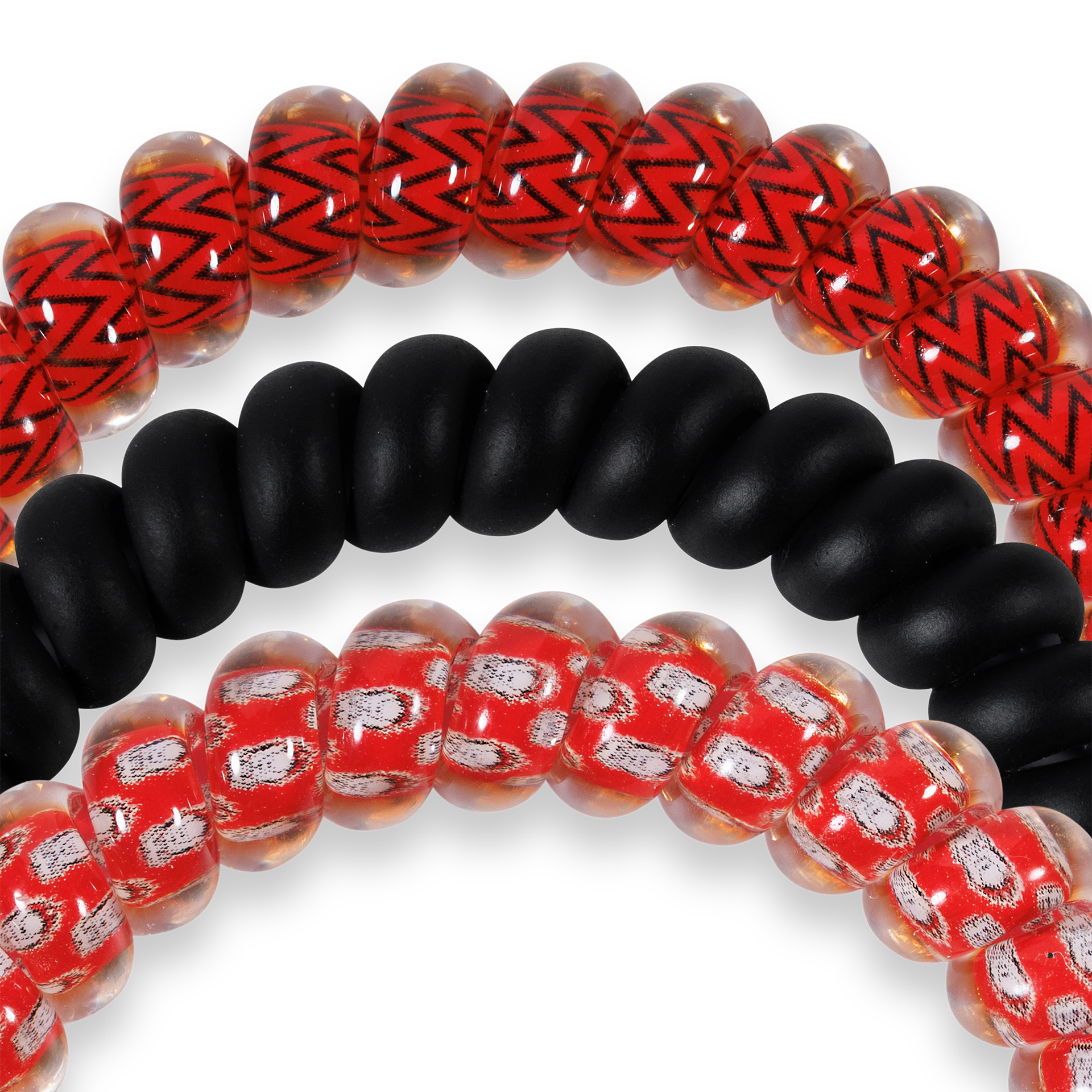 Spiral Hair Coils | Small | Go Dawgs! Hair Ties