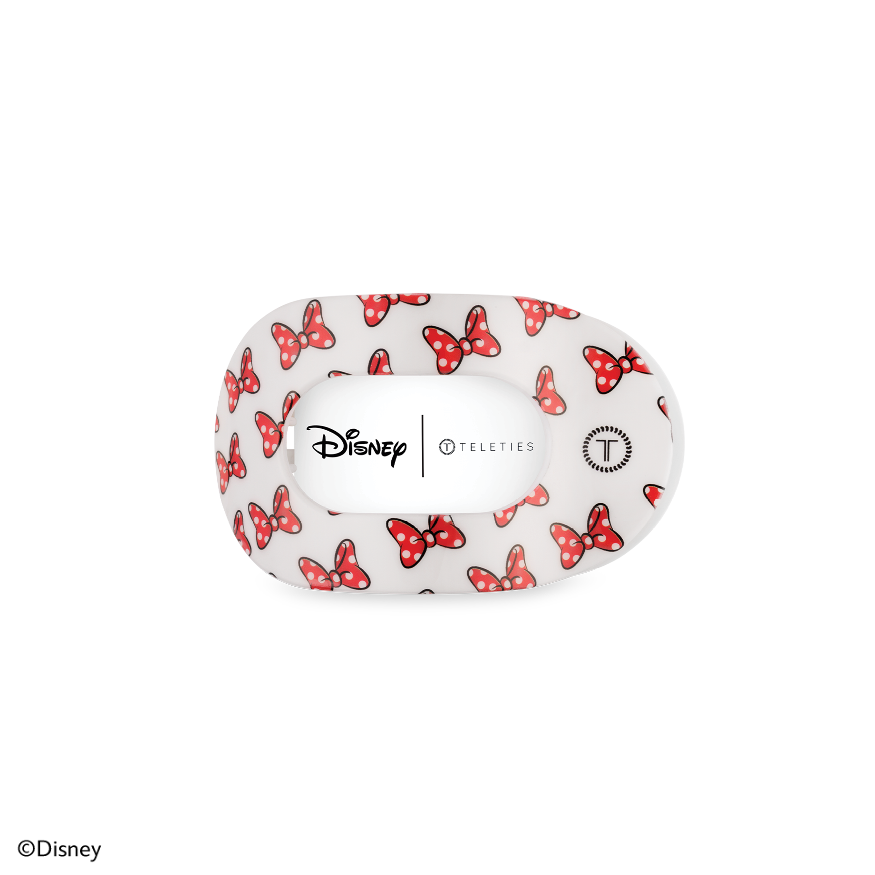 Flat Round Hair Clip | Small | Minnie Mouse Loves Her Bows!